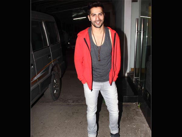 Varun Dhawan At Badlapur Screening